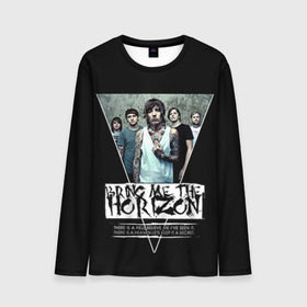 Мужской лонгслив 3D с принтом Bring Me The Horizon в городе Новоалтайск, 100% полиэстер | длинные рукава, круглый вырез горловины, полуприлегающий силуэт | bmth | bring me | bring me the horizon | bring me the horizont | doomed | бринг ми | бринг ми зе | бринг ми зе хоризон