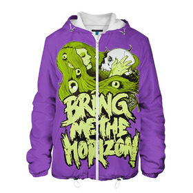 Мужская куртка 3D с принтом Bring Me The Horizon в городе Новоалтайск, ткань верха — 100% полиэстер, подклад — флис | прямой крой, подол и капюшон оформлены резинкой с фиксаторами, два кармана без застежек по бокам, один большой потайной карман на груди. Карман на груди застегивается на липучку | bmth | bring me | bring me the horizon | bring me the horizont | doomed | бринг ми | бринг ми зе | бринг ми зе хоризон