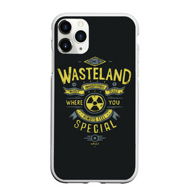 Чехол для iPhone 11 Pro матовый с принтом Come to Wasteland в городе Новоалтайск, Силикон |  | atom | bomb | boy | fallout | radioactive | vault | wasteland | атом | бой | бомба | волт | мальчик | радиация | фоллаут | ядерная