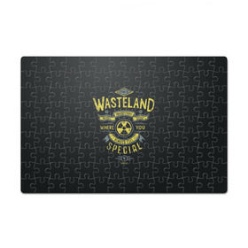 Пазл магнитный 126 элементов с принтом Come to Wasteland в городе Новоалтайск, полимерный материал с магнитным слоем | 126 деталей, размер изделия —  180*270 мм | atom | bomb | boy | fallout | radioactive | vault | wasteland | атом | бой | бомба | волт | мальчик | радиация | фоллаут | ядерная