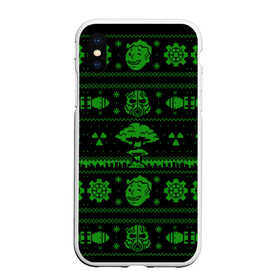 Чехол для iPhone XS Max матовый с принтом Ядерная зима в городе Новоалтайск, Силикон | Область печати: задняя сторона чехла, без боковых панелей | atom | bomb | boy | fallout | radioactive | vault | wasteland | атом | бой | бомба | волт | мальчик | новый год | радиация | рождество | фоллаут | ядерная