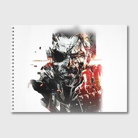 Альбом для рисования с принтом Metal gear solid 5 в городе Новоалтайск, 100% бумага
 | матовая бумага, плотность 200 мг. | metal gear | metal gear solid | игры | метал гир | метал гир солид
