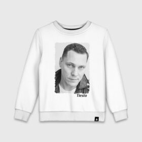Детский свитшот хлопок с принтом Tiesto в городе Новоалтайск, 100% хлопок | круглый вырез горловины, эластичные манжеты, пояс и воротник | beatport | black hole | club | dj | edm | electro | holland | house | music | musical freedom | production | radio | techno | tiesto | top | trance | голандия | дискотека | звезда | клуб | музыка | музыкант | продюссер | радио | фестиваль