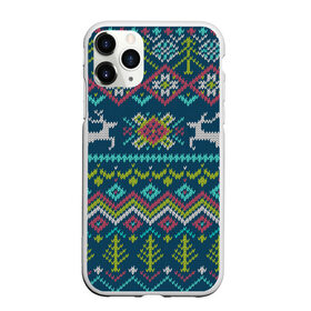 Чехол для iPhone 11 Pro Max матовый с принтом Вязаный узор 6 в городе Новоалтайск, Силикон |  | Тематика изображения на принте: ангел | ёлка | ель | зима | колокольчик | нг | новый год | олень | рождество | санта | свитер | снег