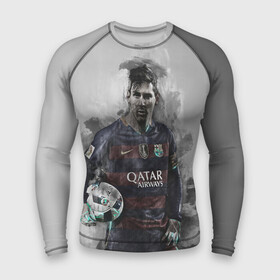 Мужской рашгард 3D с принтом Lionel Messi в городе Новоалтайск,  |  | лионель | месси