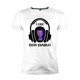 Мужская футболка премиум с принтом I like Don Diablo в городе Новоалтайск, 92% хлопок, 8% лайкра | приталенный силуэт, круглый вырез ворота, длина до линии бедра, короткий рукав | beatport | club | dj | don diablo | edm | electro | house | musical freedom | production | radio | retro style | spinnin | techno | top | trance | клуб | радио | трещины | царапины