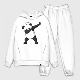 Мужской костюм хлопок OVERSIZE с принтом Panda dab в городе Новоалтайск,  |  | дэб | панда