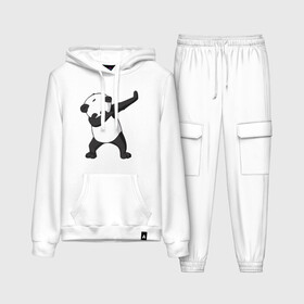 Женский костюм хлопок (с толстовкой) с принтом Panda dab в городе Новоалтайск,  |  | дэб | панда