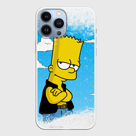 Чехол для iPhone 13 Pro Max с принтом Симпсоны новогодние 1 в городе Новоалтайск,  |  | Тематика изображения на принте: simpsons | барт | барт симпсон | гомер | гомер симпсон | новый год | симпсоны | снег | снежинки