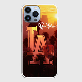 Чехол для iPhone 13 Pro Max с принтом Калифорния в городе Новоалтайск,  |  | america | beach | california state | los angeles | palm trees | sea | states | united | usa | америки | калифорния | лос анджелес | море | пальмы | пляж | соединенные | сша | штат | штаты