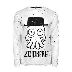Мужской лонгслив 3D с принтом Zoidberg в городе Новоалтайск, 100% полиэстер | длинные рукава, круглый вырез горловины, полуприлегающий силуэт | breaking bad | futurama | heisenberg | hermes | zoidberg | во все тяжкие | зойдберг | робот | футурама | хайзенберг