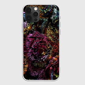 Чехол для iPhone 12 Pro Max с принтом Радужные монстры в городе Новоалтайск, Силикон |  | background | black | bright | colors | dark | devils | evil | force | ghosts | graphic | monsters | rainbow | spectrum | графика | дьяволы | монстры | нечисть | привидения | радуга | силы | спектр | тёмные | фон | цвета | черный | яркие