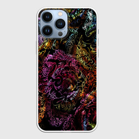Чехол для iPhone 13 Pro Max с принтом Радужные монстры в городе Новоалтайск,  |  | Тематика изображения на принте: background | black | bright | colors | dark | devils | evil | force | ghosts | graphic | monsters | rainbow | spectrum | графика | дьяволы | монстры | нечисть | привидения | радуга | силы | спектр | тёмные | фон | цвета | черный | яркие