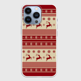 Чехол для iPhone 13 Pro с принтом Зимние олени в городе Новоалтайск,  |  | happy new year | ёлка | зима | олень | праздник | снег | снежинка