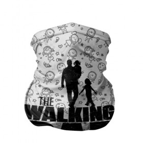 Бандана-труба 3D с принтом Walking Dad в городе Новоалтайск, 100% полиэстер, ткань с особыми свойствами — Activecool | плотность 150‒180 г/м2; хорошо тянется, но сохраняет форму | Тематика изображения на принте: carl | dad | rick | walking dead | zombie | дети | дочь | зомби | отец | папа | сын | ходячие мертвецы