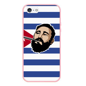 Чехол для iPhone 5/5S матовый с принтом Fidel Castro в городе Новоалтайск, Силикон | Область печати: задняя сторона чехла, без боковых панелей | Тематика изображения на принте: castro | che | fidel | guevara | гевара | кастро | фидель | че