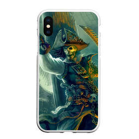 Чехол для iPhone XS Max матовый с принтом Пират в городе Новоалтайск, Силикон | Область печати: задняя сторона чехла, без боковых панелей | gangplank | league of legends | lol | pirate | гангпланк | лига легенд | лол | пират