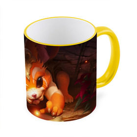 Кружка 3D с принтом Gnar в городе Новоалтайск, керамика | ёмкость 330 мл | gnar | league of legend | lol | гнар | лига легенд | лол
