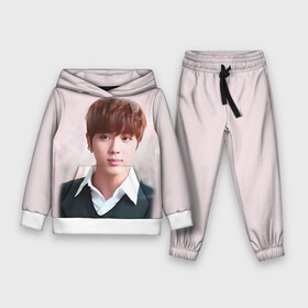 Детский костюм 3D (с толстовкой) с принтом Kim SeokJin в городе Новоалтайск,  |  | Тематика изображения на принте: bangtan | bangtan boys | bts | bulletproof boy scouts | k pop | kpop | ви | вишня | джей хоуп | джин | к поп | корейская попса | кпоп | рэп монстр | чимин | чонг | шуга