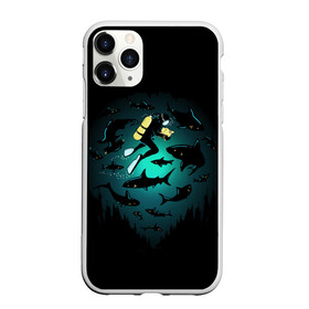 Чехол для iPhone 11 Pro Max матовый с принтом Подводный мир в городе Новоалтайск, Силикон |  | fish | ocean | predator | sea | shark | under | акула | вода | дайвер | дайвинг | море | океан | рыба | хищник