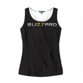 Женская майка 3D с принтом Blizzard не такой в городе Новоалтайск, 100% полиэстер | круглая горловина, прямой силуэт, длина до линии бедра | 
