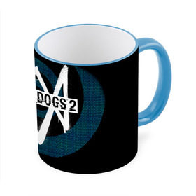 Кружка 3D с принтом Watch Dogs 2 в городе Новоалтайск, керамика | ёмкость 330 мл | dogs | ubisoft | watch | watchdogs | псы | сторожевые | хакер