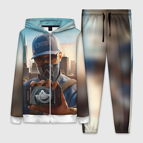 Женский костюм 3D с принтом Watch Dogs 2 в городе Новоалтайск,  |  | dogs | ubisoft | watch | watchdogs | псы | сторожевые | хакер