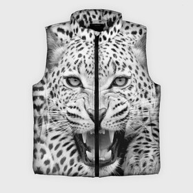 Мужской жилет утепленный 3D с принтом Леопард в городе Новоалтайск,  |  | animal | eyes | jaws | leopard | malicious | predator | spotted | teeth | wild | взгляд | дикий | животное | злой | клыки | леопард | оскал | пасть | пятнистый | хищник