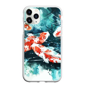 Чехол для iPhone 11 Pro Max матовый с принтом Koi Fish (карпы кои) в городе Новоалтайск, Силикон |  | bright | brocade | carp | color | decorative | depth | exotic | fish | koi | koi fish | sea | water | вода | глубина | декоративные | карпы | кои | море | парчовый | рыбки | цвет | экзотические | яркий