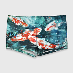 Мужские купальные плавки 3D с принтом Koi Fish (карпы кои) в городе Новоалтайск, Полиэстер 85%, Спандекс 15% |  | Тематика изображения на принте: bright | brocade | carp | color | decorative | depth | exotic | fish | koi | koi fish | sea | water | вода | глубина | декоративные | карпы | кои | море | парчовый | рыбки | цвет | экзотические | яркий