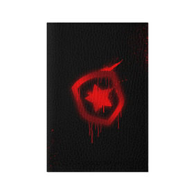 Обложка для паспорта матовая кожа с принтом cs:go - Gambit eSports (Black collection) в городе Новоалтайск, натуральная матовая кожа | размер 19,3 х 13,7 см; прозрачные пластиковые крепления | 0x000000123 | cs | csgo | gambit | gaming | кс | ксго