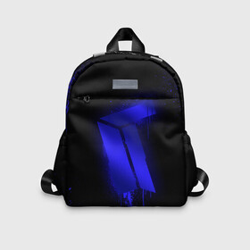 Детский рюкзак 3D с принтом cs:go - Titan (Black collection)  в городе Новоалтайск, 100% полиэстер | лямки с регулируемой длиной, сверху петелька, чтобы рюкзак можно было повесить на вешалку. Основное отделение закрывается на молнию, как и внешний карман. Внутри дополнительный карман. По бокам два дополнительных кармашка | 0x000000123 | cs | csgo | titan | кс | ксго | титан