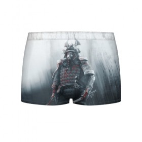 Мужские трусы 3D с принтом Shadow Tactics в городе Новоалтайск, 50% хлопок, 50% полиэстер | классическая посадка, на поясе мягкая тканевая резинка | shogun | игра | меч | самурай | сегун | япония