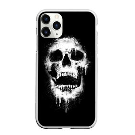 Чехол для iPhone 11 Pro Max матовый с принтом Evil Skull в городе Новоалтайск, Силикон |  | Тематика изображения на принте: bone | dark | death | evil | hipster | skelet | skull | кости | скелет | темнота | хипстер | череп