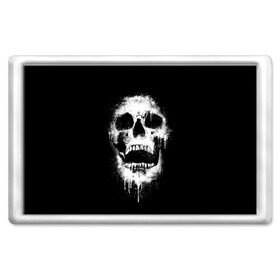 Магнит 45*70 Evil Skull: в городе Новоалтайск, Пластик | Размер: 78*52 мм; Размер печати: 70*45 | bone | dark | death | evil | hipster | skelet | skull | кости | скелет | темнота | хипстер | череп