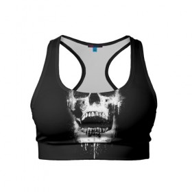 Женский спортивный топ 3D с принтом Evil Skull в городе Новоалтайск, 82% полиэстер, 18% спандекс Ткань безопасна для здоровья, позволяет коже дышать, не мнется и не растягивается |  | bone | dark | death | evil | hipster | skelet | skull | кости | скелет | темнота | хипстер | череп