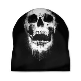 Шапка 3D с принтом Evil Skull в городе Новоалтайск, 100% полиэстер | универсальный размер, печать по всей поверхности изделия | bone | dark | death | evil | hipster | skelet | skull | кости | скелет | темнота | хипстер | череп