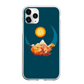 Чехол для iPhone 11 Pro матовый с принтом Лиса под солнцем в городе Новоалтайск, Силикон |  | animal | beast | fox | heart | love | orange | животное | зверь | лис | лиса | личиска | любовь | природа | рыжая | сердце | солнце