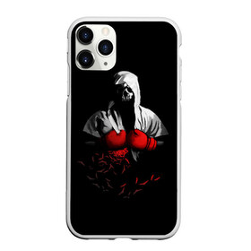 Чехол для iPhone 11 Pro Max матовый с принтом Мертвый боксер в городе Новоалтайск, Силикон |  | Тематика изображения на принте: bone | boxing | combat | fight | fighter | kickboxing | muay thai | skelet | skull | wrestling | боец | бой | бокс | боксер | драка | кикбоксинг | кости | май тай | скелет | череп