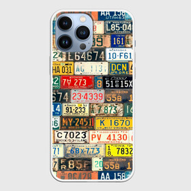 Чехол для iPhone 13 Pro Max с принтом Автомобильные номера мира в городе Новоалтайск,  |  | art | collage | country | number | retro | road | world | автомобильные | искусство | коллаж | мир | номера | ретро | страны