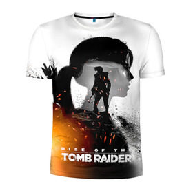 Мужская футболка 3D спортивная с принтом Rise of the Tomb Raider 1 в городе Новоалтайск, 100% полиэстер с улучшенными характеристиками | приталенный силуэт, круглая горловина, широкие плечи, сужается к линии бедра | rise of the tomb raider | tomb raider | восхождение расхитительницы гробниц | расхитительница гробниц