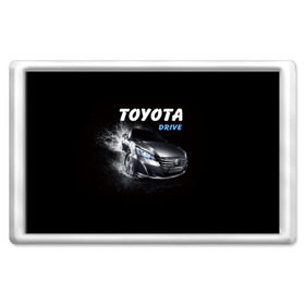 Магнит 45*70 с принтом Toyota Drive в городе Новоалтайск, Пластик | Размер: 78*52 мм; Размер печати: 70*45 | Тематика изображения на принте: crown | toyota | авто | автомобиль | краун | машина | тачка | тойота