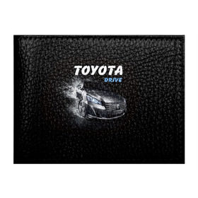 Обложка для студенческого билета с принтом Toyota Drive в городе Новоалтайск, натуральная кожа | Размер: 11*8 см; Печать на всей внешней стороне | Тематика изображения на принте: crown | toyota | авто | автомобиль | краун | машина | тачка | тойота