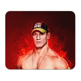 Коврик прямоугольный с принтом Джон Сина 2 в городе Новоалтайск, натуральный каучук | размер 230 х 185 мм; запечатка лицевой стороны | john cena | wwe | джон сина | рестлер | рестлинг