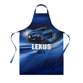 Фартук 3D с принтом Lexus GS F в городе Новоалтайск, 100% полиэстер | общий размер — 65 х 85 см, ширина нагрудника — 26 см, горловина — 53 см, длина завязок — 54 см, общий обхват в поясе — 173 см. Принт на завязках и на горловине наносится с двух сторон, на основной части фартука — только с внешней стороны | gs f | lexus | авто | автомобиль | лексус | машина | спорткар | тачка