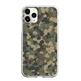 Чехол для iPhone 11 Pro Max матовый с принтом Камуфляж с резиновыми уточками в городе Новоалтайск, Силикон |  | Тематика изображения на принте: 23 февраля | паттерн | утенок | утка | хаки