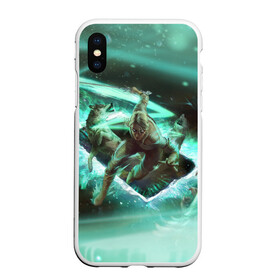 Чехол для iPhone XS Max матовый с принтом The Witcher в городе Новоалтайск, Силикон | Область печати: задняя сторона чехла, без боковых панелей | witcher | ведьмак | геральт