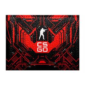 Обложка для студенческого билета с принтом CS:GO в городе Новоалтайск, натуральная кожа | Размер: 11*8 см; Печать на всей внешней стороне | counter strike | team | игра | игрок | коммандос | стрелок