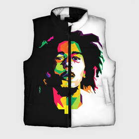 Мужской жилет утепленный 3D с принтом Bob Marley в городе Новоалтайск,  |  | боб марли | поп арт