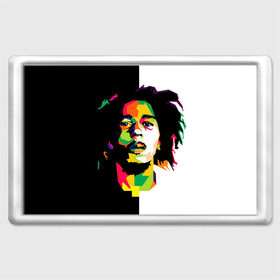 Магнит 45*70 с принтом Bob Marley в городе Новоалтайск, Пластик | Размер: 78*52 мм; Размер печати: 70*45 | боб марли | поп арт